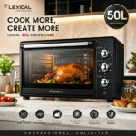 Four électrique LEXICAL LOV-2948-2 - 50 litres, chaleur tournante, 1800 W - Noir