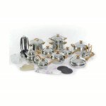 Batterie De Cuisine 38 Pièces Inox MARQUE Lines DORE