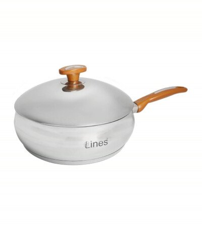 Sauteuse avec couvercle Inox Lines 26Cm DORE MARQUE LINES