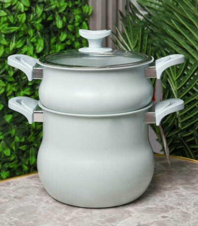 Couscoussier Granite MARQUE Lines 22 cm Pastel 8 LTR