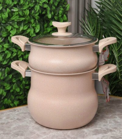Couscoussier Granite MARQUE Lines 6L 20 cm Beige