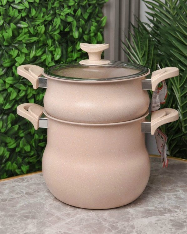 Couscoussier Granite MARQUE Lines 6L 20 cm Beige