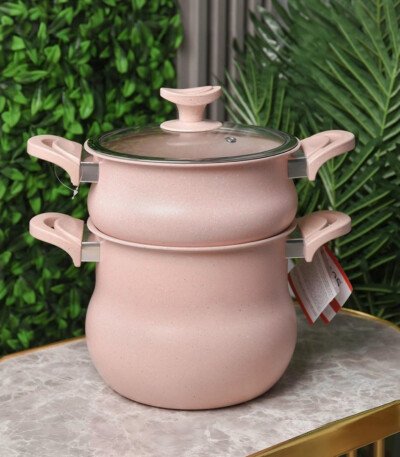 Couscoussier Granite MARQUE Lines 6L 20 cm Rose