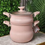 Couscoussier Granite MARQUE Lines 8L 22 cm Rose