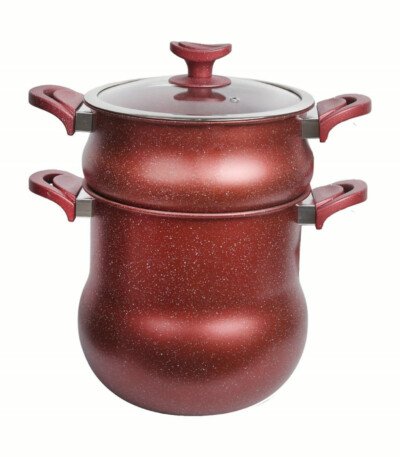 Couscoussier Granite MARQUE Lines 8L 22 cm Rouge