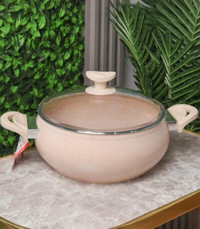 Marmite Granite MARQUE Lines 26 cm Beige 4,8L