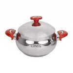 Marmite MARQUE LINES 20 cm Inox 18/10 Rouge
