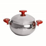 Marmite MARQUE LINES 18 cm Inox 18/10 Rouge