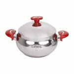Marmite MARQUE LINES 16 cm Inox 18/10 Rouge