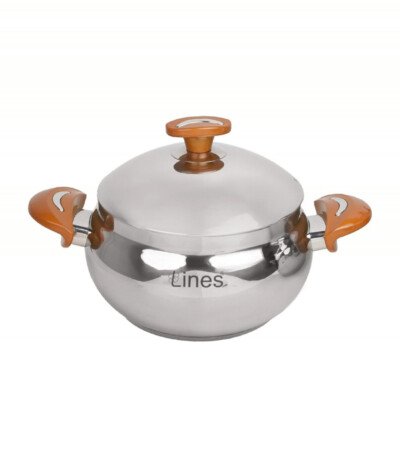 Marmite MARQUE Lines 18 cm doré 2,6 L