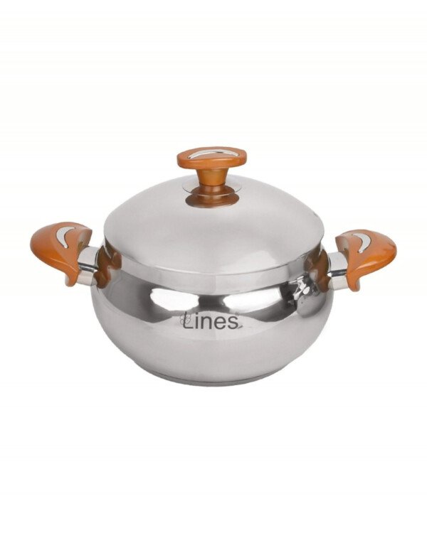 Marmite MARQUE Lines 18 cm doré 2,6 L