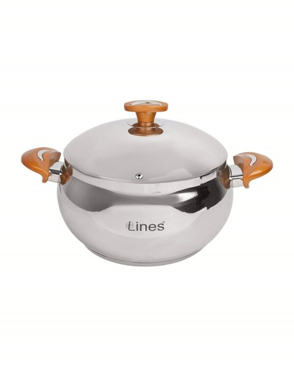 Marmite MARQUE Lines 22 cm doré 5 L