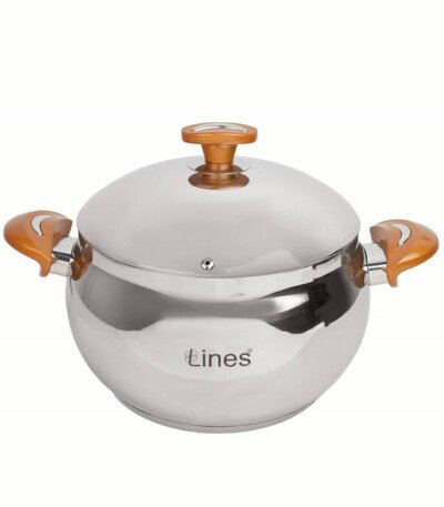 Marmite MARQUE Lines INOX 18/10 24 cm doré 6,2 L
