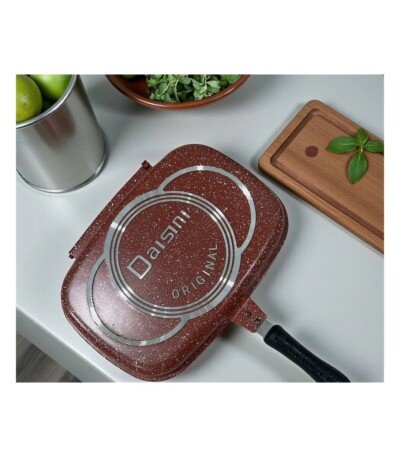 Poêle Grill Double Granite – Daisni Original – 36 cm