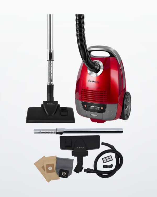 Aspirateur avec sac MARQUE Lexical LVC-4003-4 - rouge