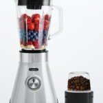 Blender 2 en 1 LEXICAL LBL-1545 - 1000 W, bol en verre 1,5 L, moulin à café