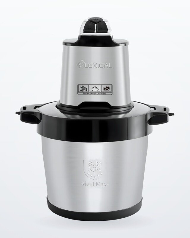Hachoir viande - Hachoir à Viande En Inox Lexical LCH-1990 - 800 Watts - 8 Litres