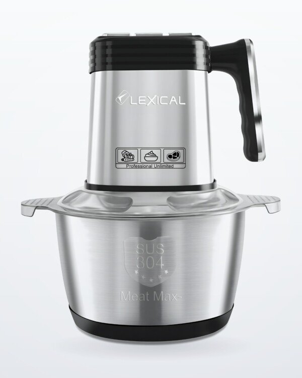 Hachoir Electrique En Inox Lexical LCH-1960 - 400 Watts - 3 Litres