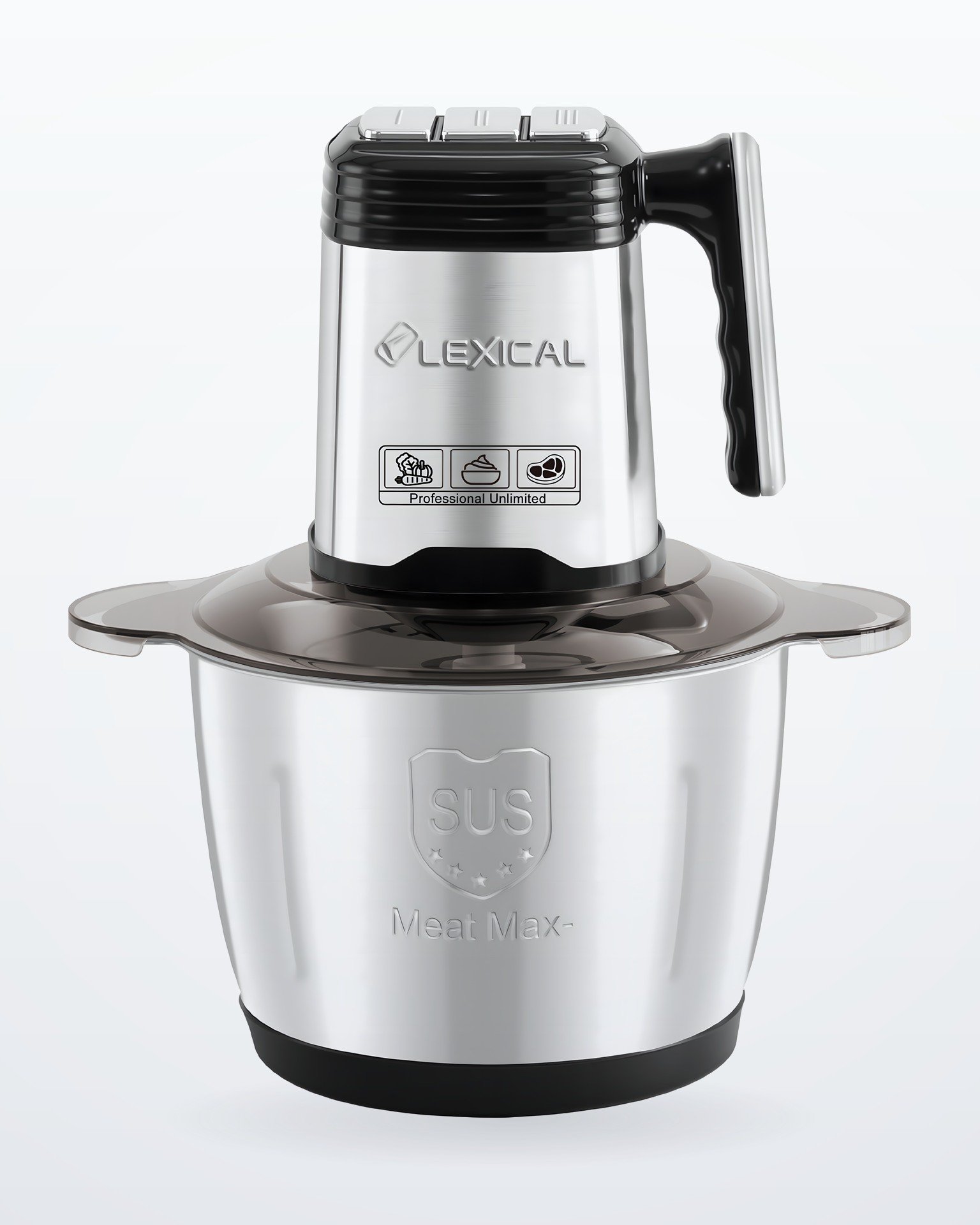 electro-880-site-hd Hachoir Electrique En Inox Lexical LCH-1965 - 400 Watts - 3 Litres – Image 1