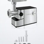 Hachoir à Viande Lexical LMG-2040 – 1200W - Inox - Accessoires Saucisse & Kebbés