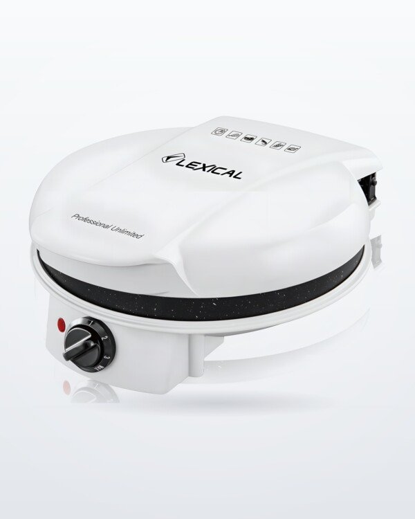 Machine à Pizza Lexical LPM-2660 – 1500W - Plaque granite 30cm - Blanc