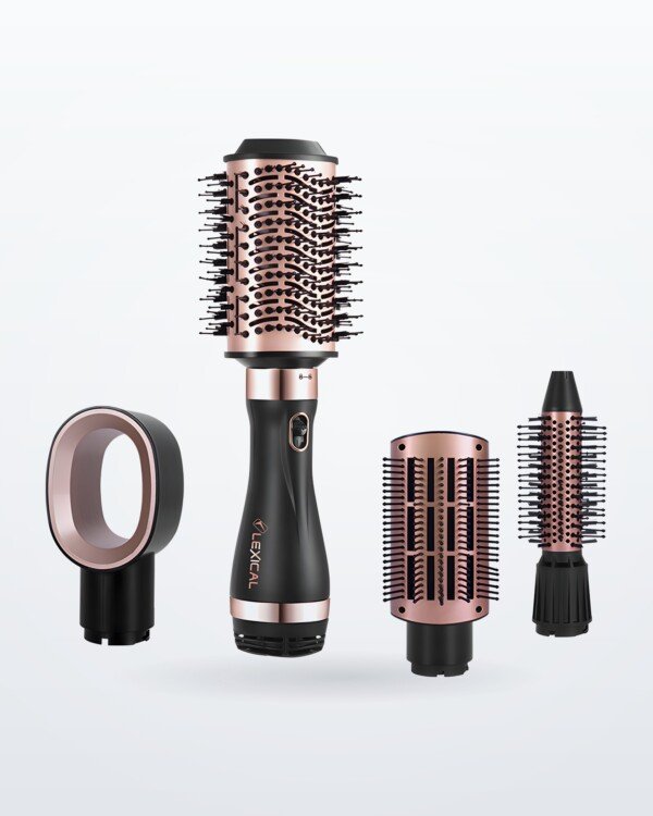 Brosse Soufflante 4 en 1 MARQUE Lexical LAS-5204 – Séchage, Lissage, Boucles & Volume