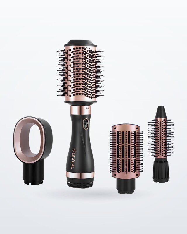 Brosse Soufflante 4 en 1 MARQUE Lexical LAS-5204 – Séchage, Lissage, Boucles & Volume