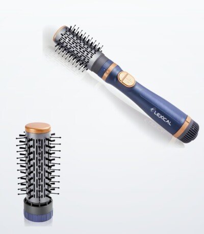 Brosse Soufflante Rotative 2 en 1 MARQUE Lexical LAS-5220-6 - Bleu
