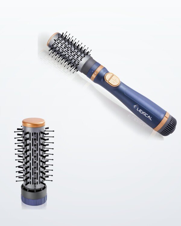 Brosse Soufflante Rotative 2 en 1 MARQUE Lexical LAS-5220-6 - Bleu