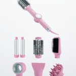 Air Styler 8 en 1 Lexical LAS-5251 – Rose – Moteur BLDC 110 000 tr/min