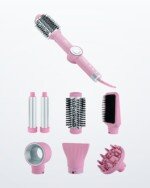 Air Styler 8 en 1 Lexical LAS-5251 – Rose – Moteur BLDC 110 000 tr/min