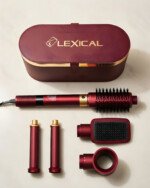 Sèche Cheveux Styler 6 en 1 MARQUE Lexical LAS-5255-4 - 1300W - Rouge