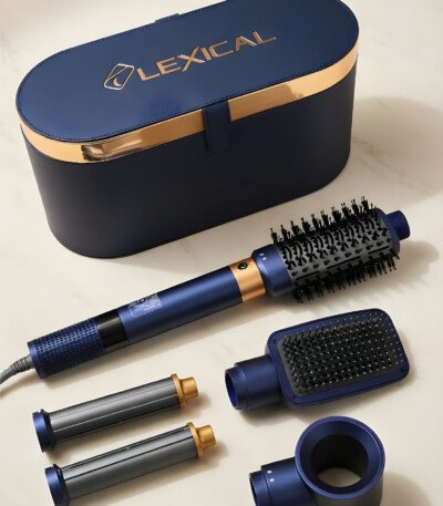 Sèche Cheveux Styler 6 en 1 MARQUE Lexical LAS-5255-6 - 1300W -BLEU
