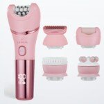 Épilateur Multifonction 5 en 1 Lexical LEP-5551-11 – Rose – Rechargeable – Étanche IPX7