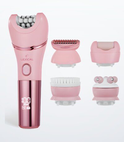 Épilateur Multifonction 5 en 1 Lexical LEP-5551-11 – Rose – Rechargeable – Étanche IPX7
