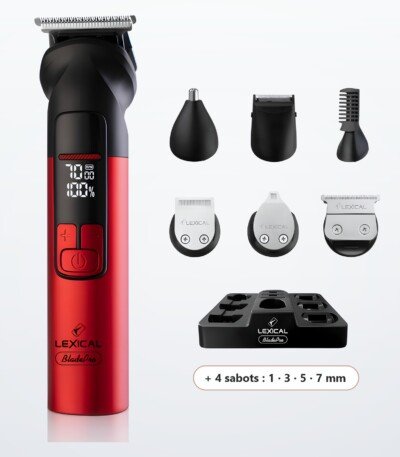 Tondeuse Multifonction 8 en 1 Lexical LHC-5694 – Lame Céramique – USB-C – Étanche IPX7