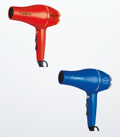 Sèche Cheveux MARQUE Lexical LHD-5061 - 2200 Watts- ROUGE- BLEU