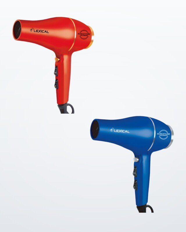 Sèche Cheveux MARQUE Lexical LHD-5061 - 2200 Watts- ROUGE- BLEU