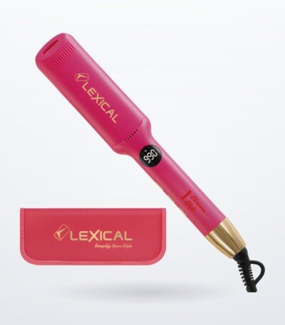 Lisseur à Cheveux Lexical LHS-5383-11 – Rose - Housse Assortie - Garantie 12 Mois
