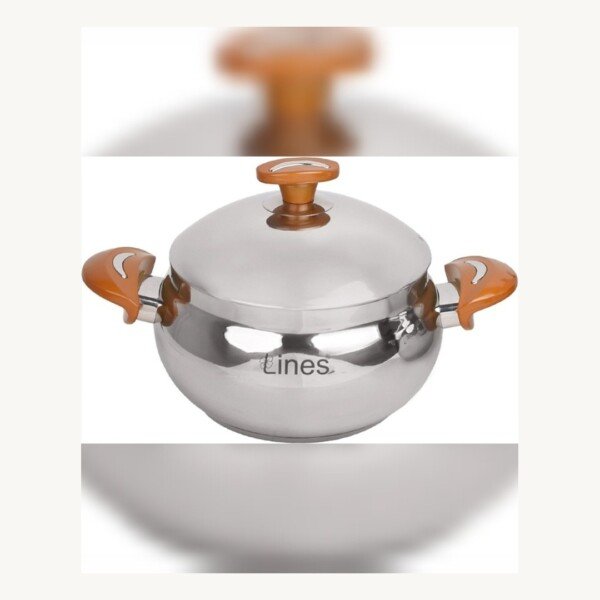Marmite MARQUE Lines 20 cm doré 3,7 L