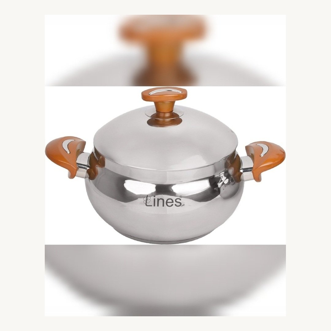 nbGZdkRRhBvnLtrK.jpg Marmite MARQUE Lines 20 cm doré 3,7 L – Image 1