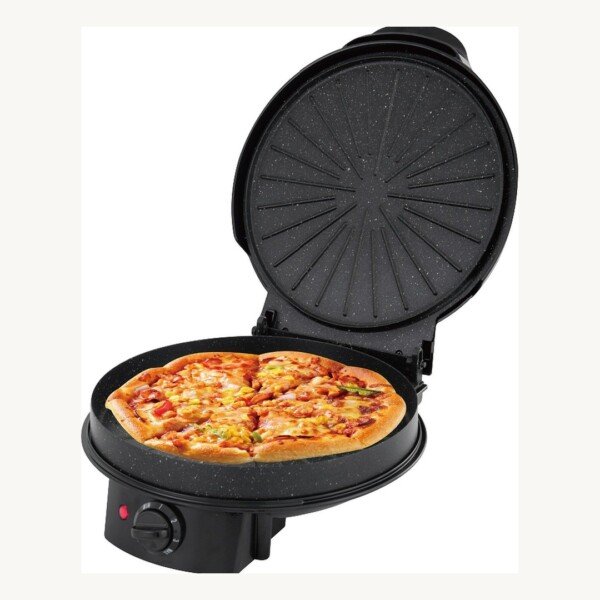 Machine à Pizza Lexical LPM-2660 – 1500W - Plaque granite 30cm - Noir