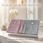 Ensemble cape de bain 6 pcs marque ABM JACQUARD