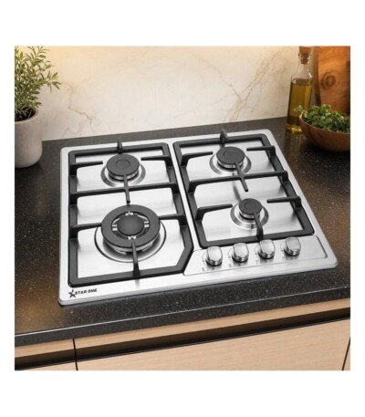Plaque de cuisson encastrable STAR ONE 4 feux - Inox 60 cm (ST-614F)