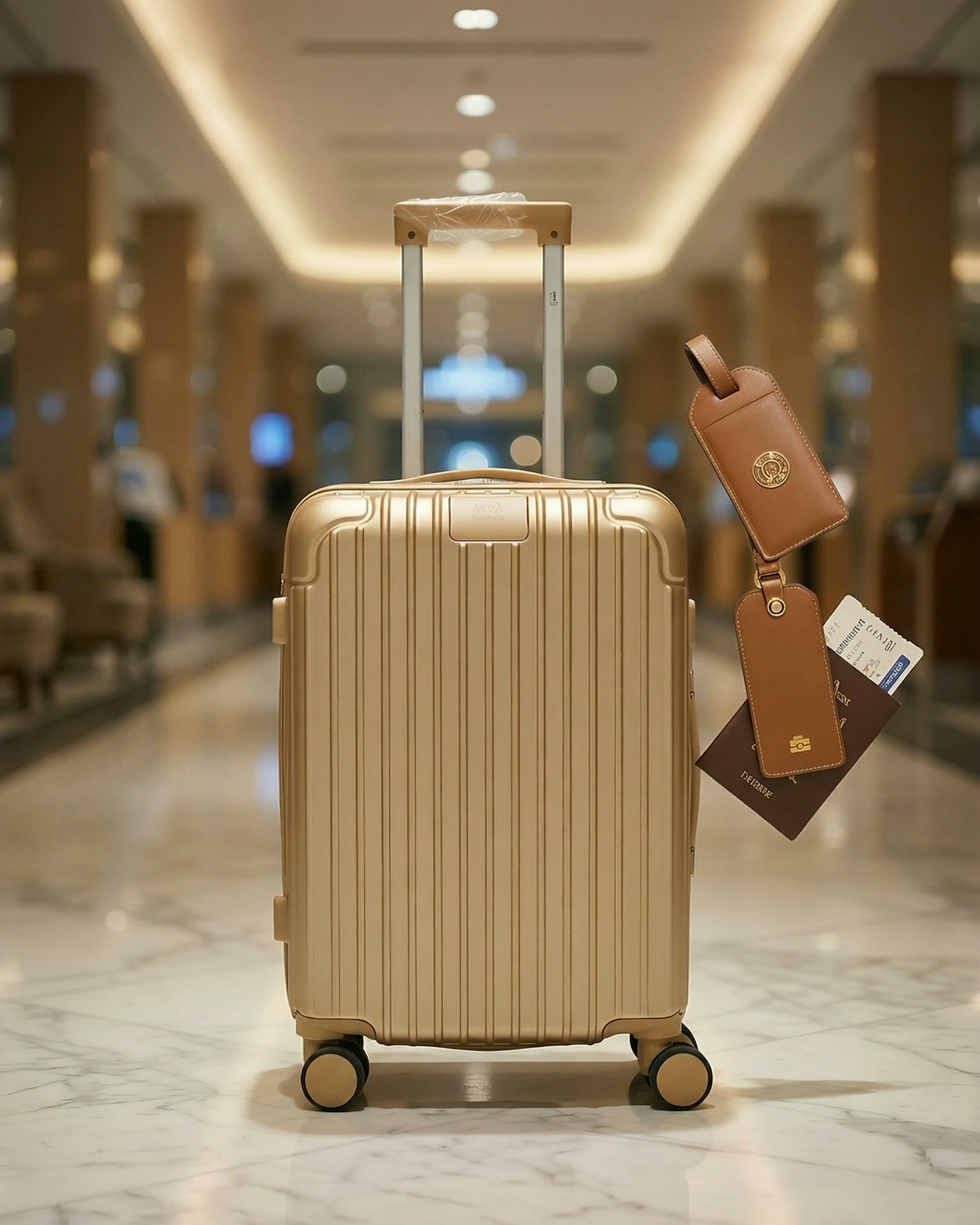 Valise model - valise moyen model ( 65×42×29cm) incassable marque ABM roues