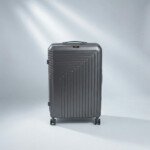 valise moyen model ( 65×42×29cm) incassable marque ABM roues démontable – Gris charbon