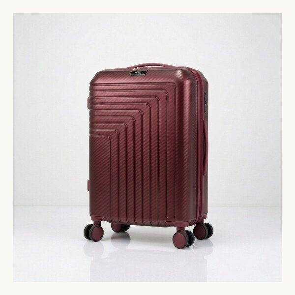valise petit model ( 55x35x24cm) incassable marque ABM roues démontable – rouge bordeaux
