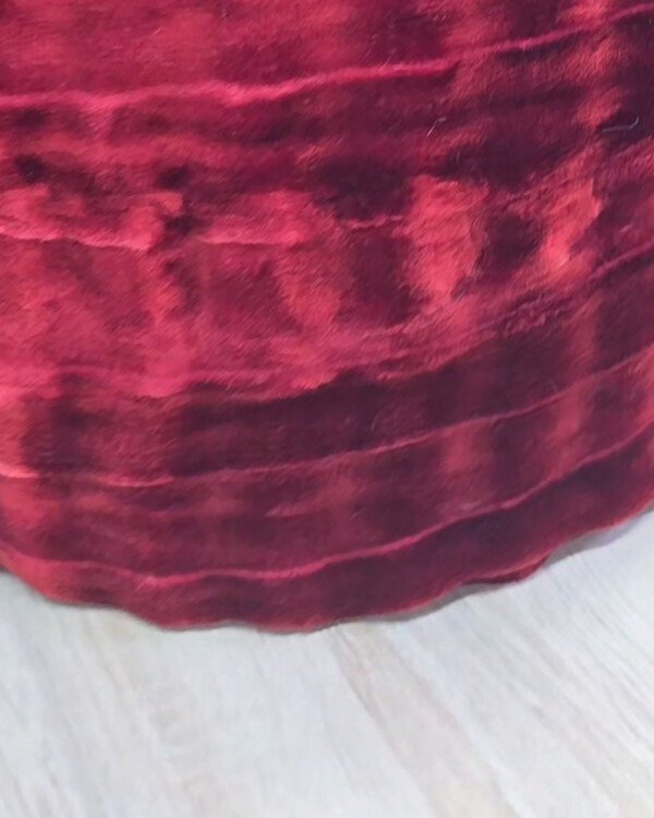 Couverture panda MARQUE ABM 220*240 CM acrylique - Rouge bordeaux